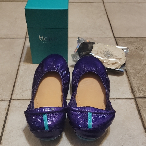 Tieks Shoes - Tieks Purple Diamond NIB 8